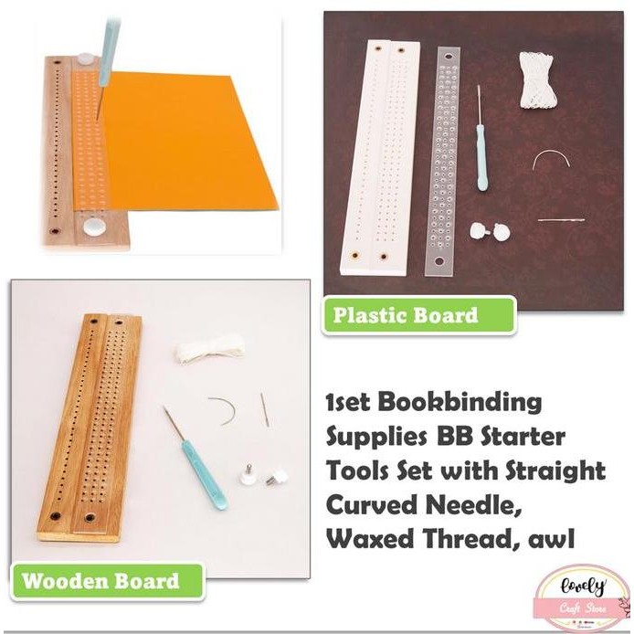 

Tersedia LovelyCraft Book Binding Tools Set Alat Penjilid Buku Planner Manual Lengkap