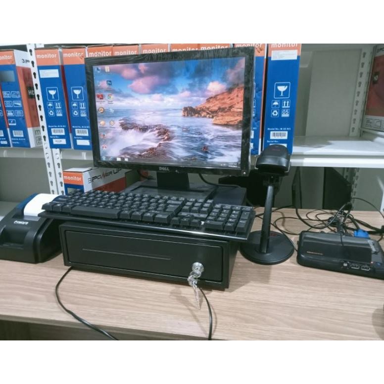 Komputer kasir lengkap intel siap pakai ll pc kasir ll kasir terbaik ll PC core i3 siap pakai system