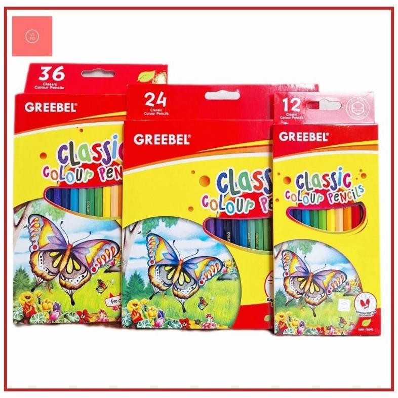 

Greebel Pensil Warna Classic 12 / 24 / 36 Nugi
