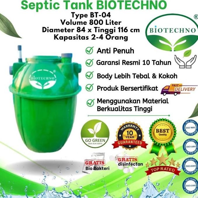 Septic Tank Bio, Biofil, Biotech, Biotank, Biopro, Biotaff, Biotechno