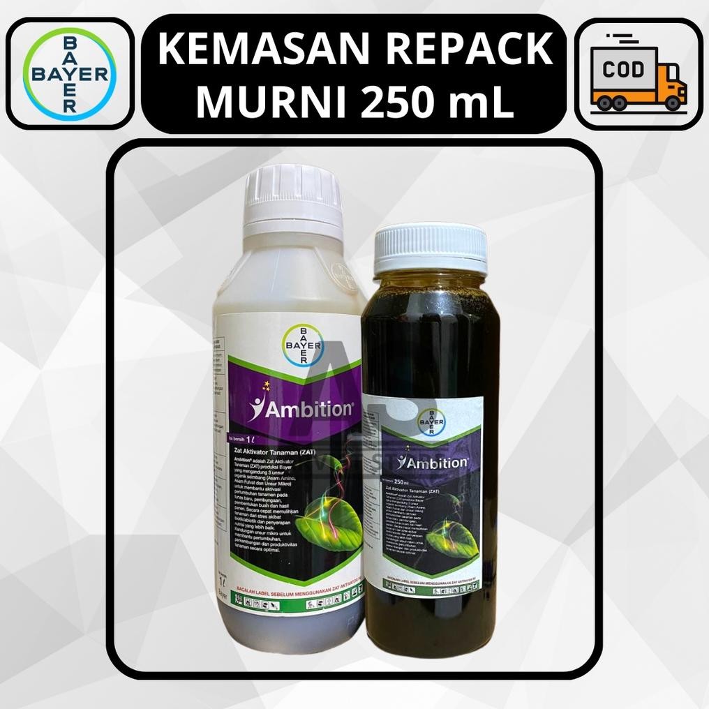Ambition Bayer Zat Aktivator Tanaman Asam Amino Kemasan Repack 250ml Original Nugi