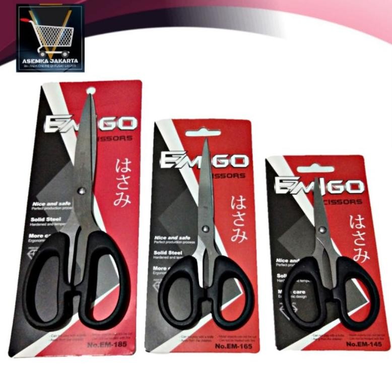 

[AJ] Gunting kertas Emigo (6pcs) BESAR sedang kecil Nugi