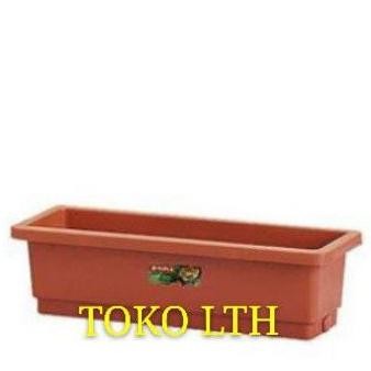 POT BUNGA SEGI PANJANG (SMALL) LION STAR FP-12 / RECTANGULAR POT TANAMAN PLASTIK Nugi