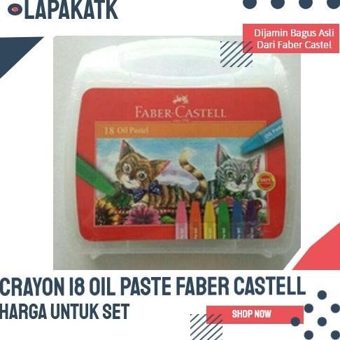 

PROMO CRAYON 18 WARNA OIL PASTEL FABER CASTELL Nugi