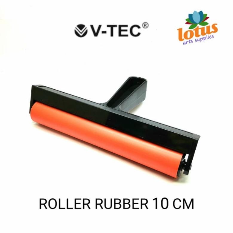 

V-TEC Rubber Roller Lino Brayer 10 cm / Rol Lukis Nugi