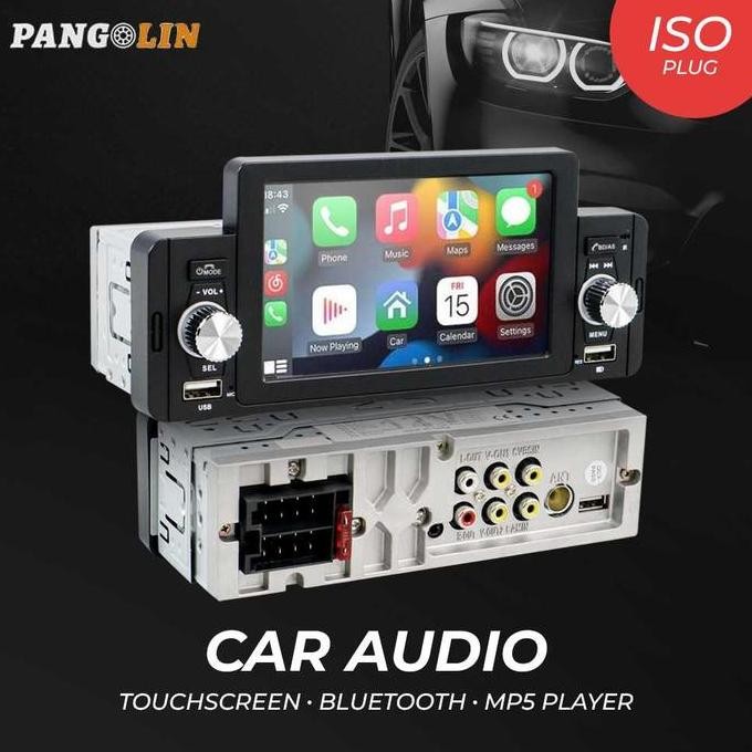 // Head Unit Single Din Car Audio Touchscreen Bluetooth 1 Din Tape Mobil //