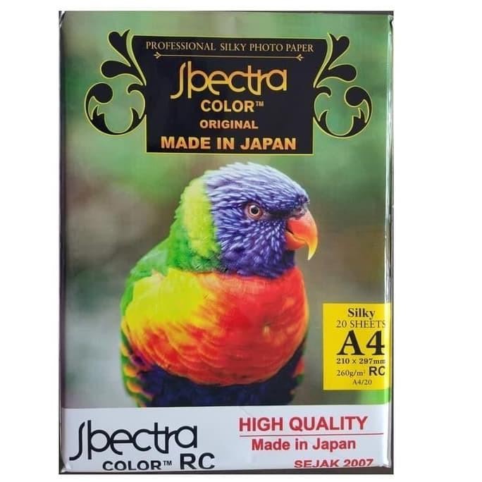 

Spectra Silky Photo Paper A4 260 GSM Nugi