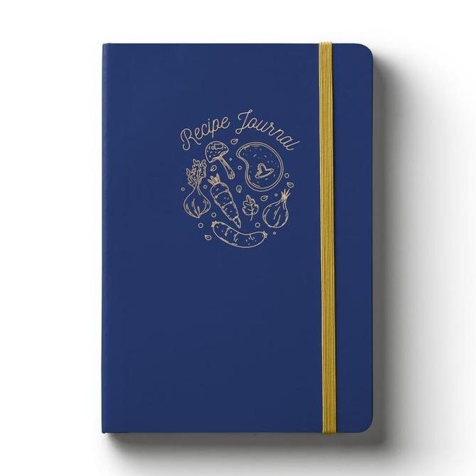 

Tersedia Buku Resep A5 Recipe Journal - Catatan Masakan Harian Blue Cover