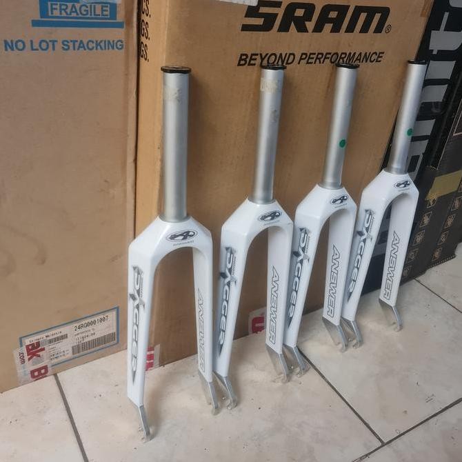 NEW FORK BMX ANSWER PRO 20 CARBON CROSS 4X ORIGINAL DAN TERPERCAYA