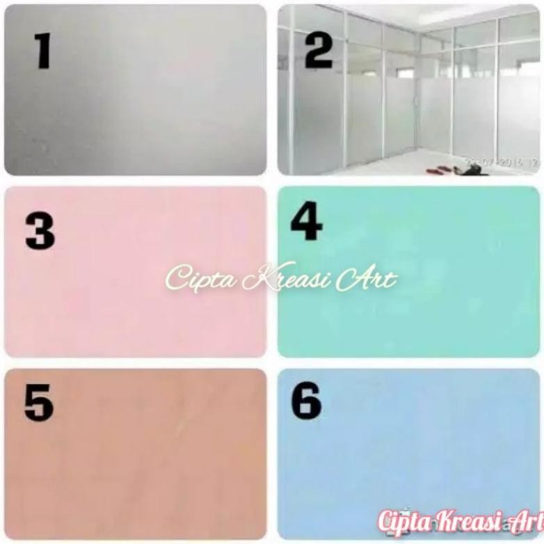 Sticker kaca sandblast/stiker kaca es/kaca film sunblast/stiker warna kamar mandi / sandblast kantor