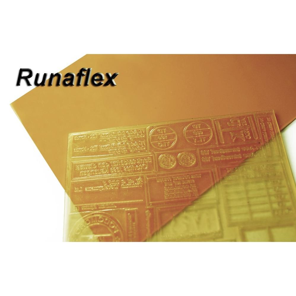 

Karet Runaflex Runaflek Ukuran Kecil - Photopolymer Printing Plate Nugi