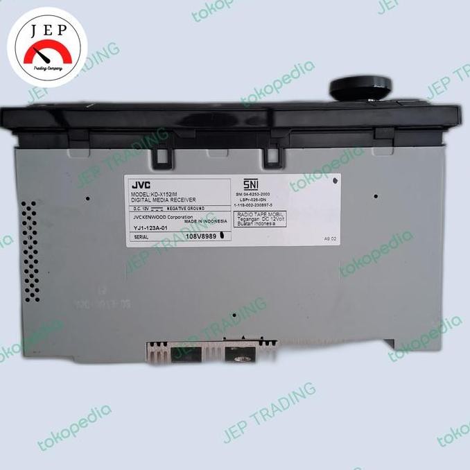 Head Unit Single Din Radio Tape Mobil JVC KD-X152IM