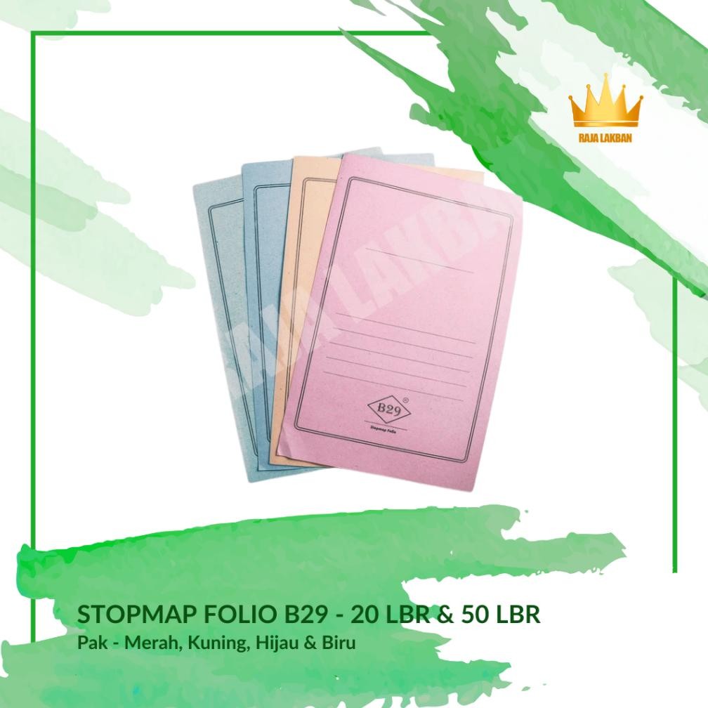 

Stofmap Stopmap Folio B29 - Warna Warni/50 Lembar - Pak Nugi