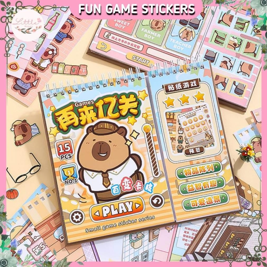 

FUN Sticker Book 3D Premium Satisfying Decoration Landscaping Creative Mainan Anak Lucu Korea Viral Nugi