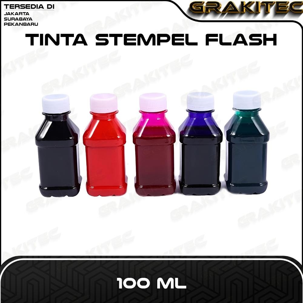 

TINTA STEMPEL FLASH 100 ML PREIMIUM GRAFIKA KITA Nugi