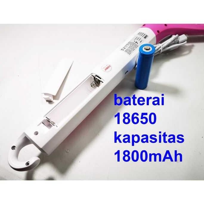 TERBARU RAKET NYAMUK LISTRIK LUBY L-3839 BATERAI LITHIUM 18650 -1800MAH TERMURAH