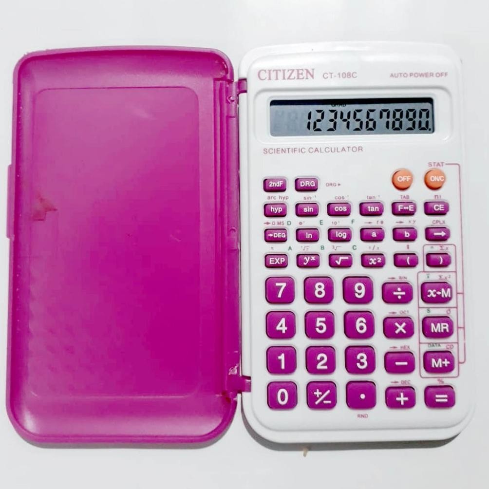 

KALKULATOR SCIENTIFIC CITIZEN CT 108 / KALKULATOR SCIENTIFIC TER MURAH Nugi