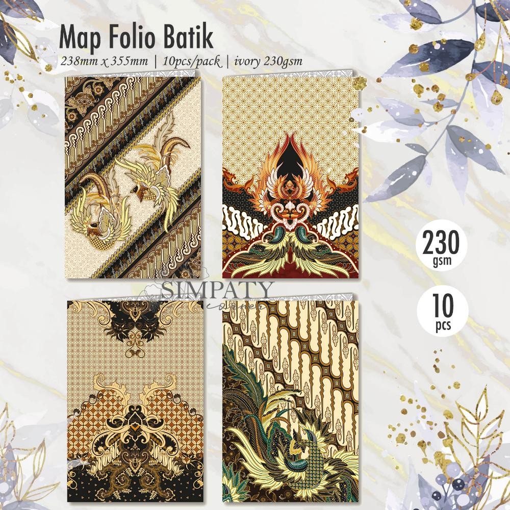

Stopmap / Map kertas / Stop Map folio batik Simpaty Nugi