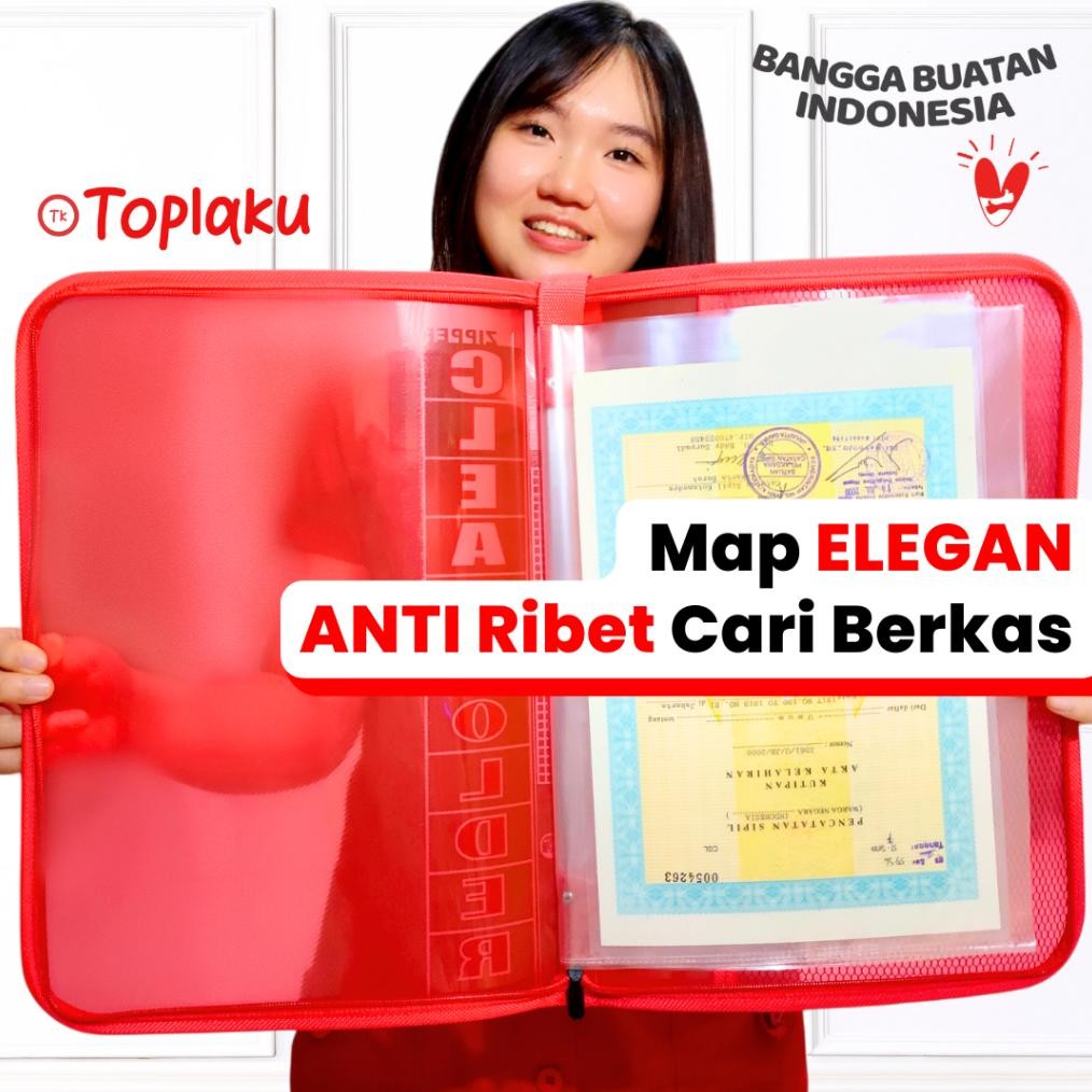 

Clear Holder Map Dokumen Resleting Anti Air Document Keeper Tempat Berkas Display Book Ijazah F4 A4 Nugi