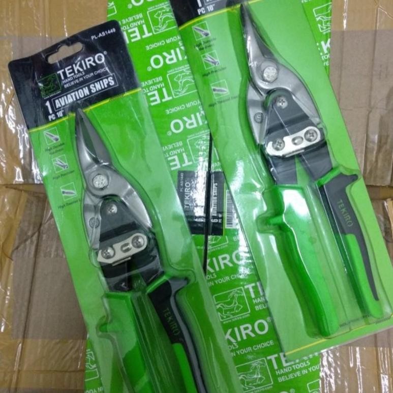 

Tekiro gunting seng baja ringan 10 inch (lurus) Nugi