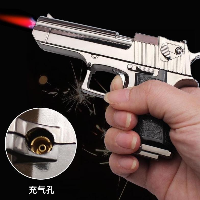 Korek Api Beretta Besar & Kecil Pistol Replika Api Bara Tahan Angin / Beretta pistol korek api bara 