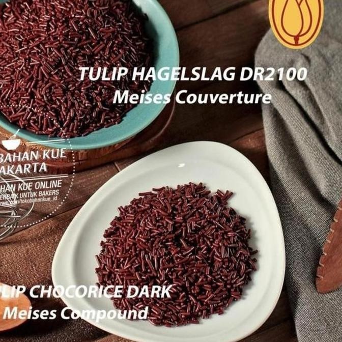 

Tulip Meises Hagelslag 500Gr Cokelat Topping Meses Couverture Mesis Brown Premium
