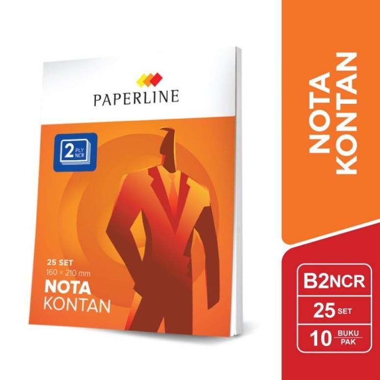 

Nota Kontan Paperline Besar 2Ply / NCR / (1pak/10buku) Nugi