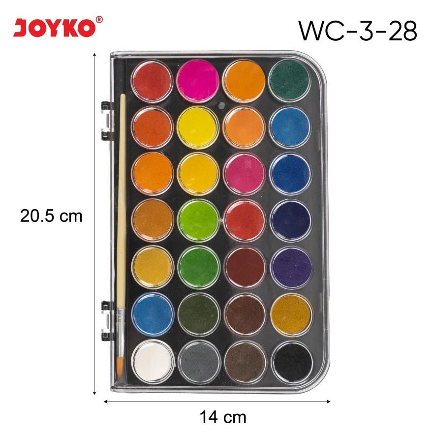 

Cat Air 28 Warna / Watercolour Set 28 Joyko WC-3-28 Nugi