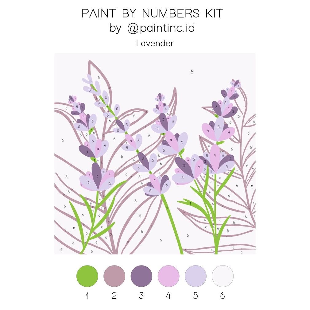 

Paint by Numbers Kit: Lavender | Paint Inc. ID | Painting Kit | Paint by Number Nugi