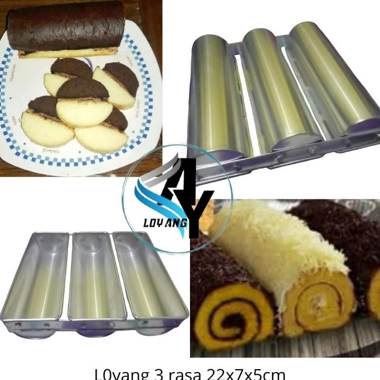 loyang gendeng 3 rasa,loyang setengah lingkaran,loyang bolu Nugi