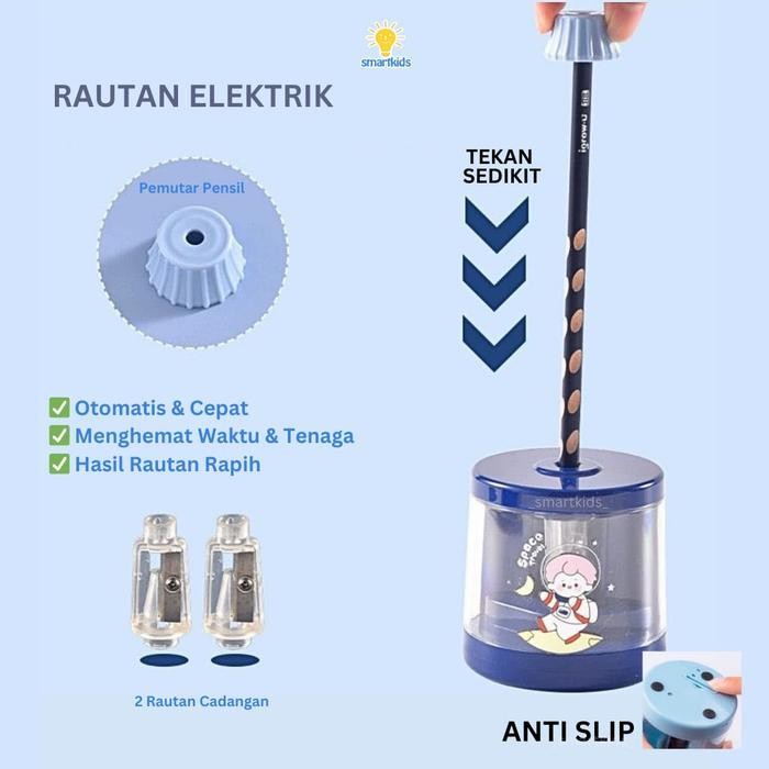 

Stationary Elektrik Otomatis Set Alat Tulis Electric Rautan Penghapus Vacuum Pembersih Debu Pensil Stationery Aesthetic Set / Gift Hadiah Hampers Anak Ulang Tahun Goodie Bag Perlengkapan Belajar Sekolah Edukasi