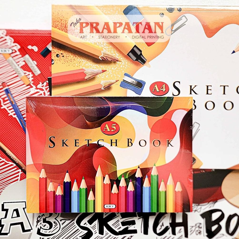 

Kiky Sketchbook A4 | Buku Gambar Nugi