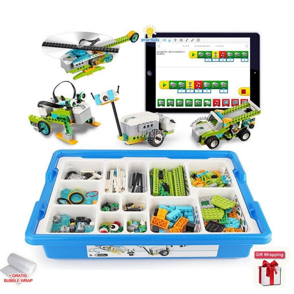 Terlaris Wedo Coding Robot Brick Block Mainan Edukasi Anak Pc Tablet Kompatibel Stem Programming Bui