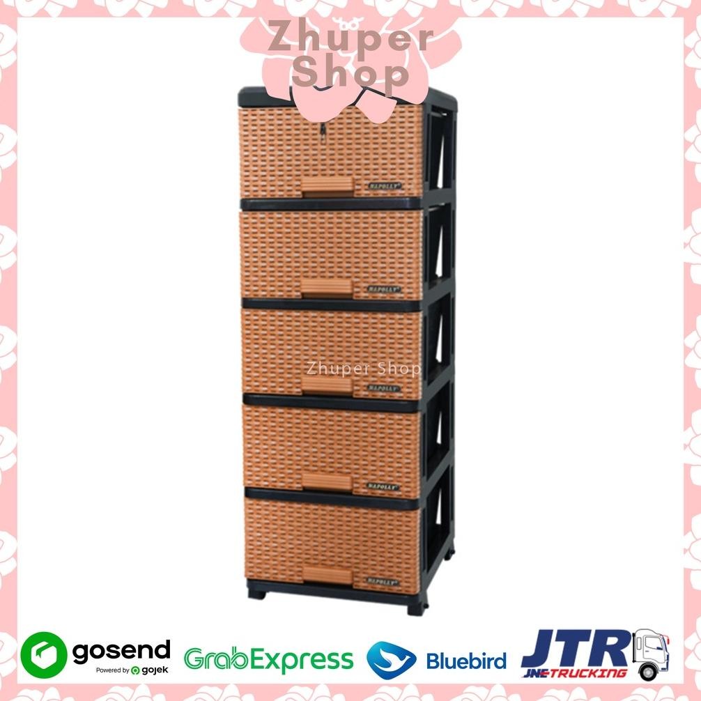 RAK LACI NAPOLLY 4 susun 5 susun KUNCI Contac 400 K1 // Contac 500 K1 Nugi