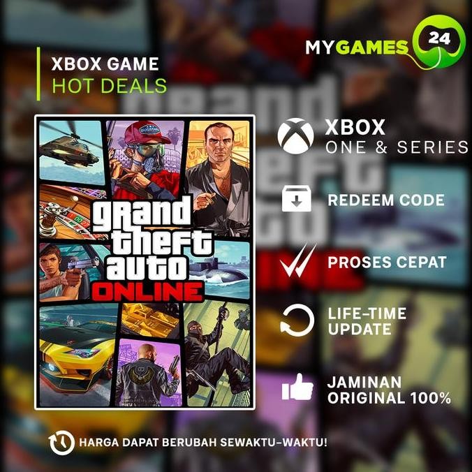 Promo Grand Theft Auto V Gta 5 Online Xbox One Series X|S Redeem Code Original