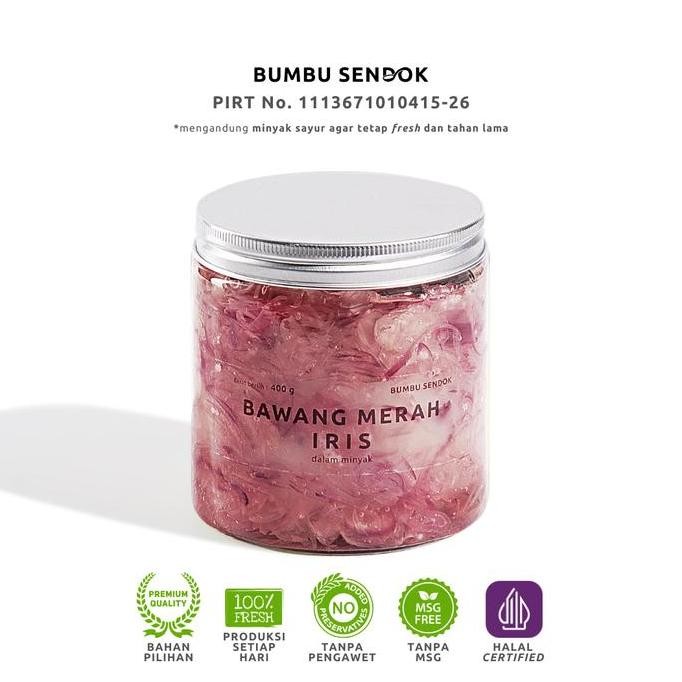 

Diskon! Bumbu Sendok Bawang Merah Iris Dalam Minyak 400g Minced Shallot