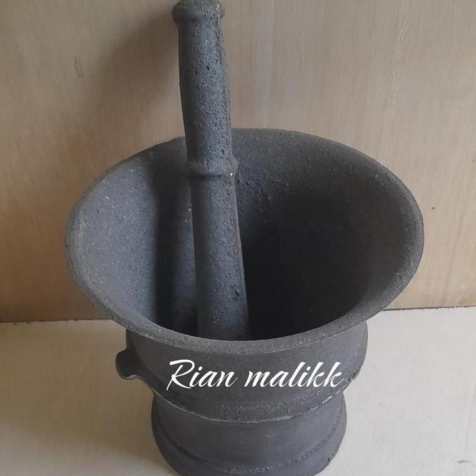 Lumpang Besi lumpang jamu lumpang tumbuk bumbu ukuran besar