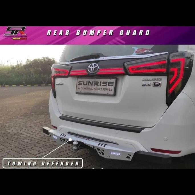HARGA DISC - BUMPER TOWING DEFENDER TOYOTA INNOVA / REBORN 2004-2023 WITH LAMP SUPER QUALITY