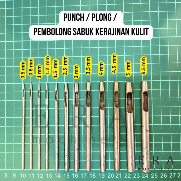 

MT PELUBANG PEMBOLONG SABUK KERAJINAN KULIT PLONG KULIT HOLLOW PUNCH 0.5 - 25 mm
