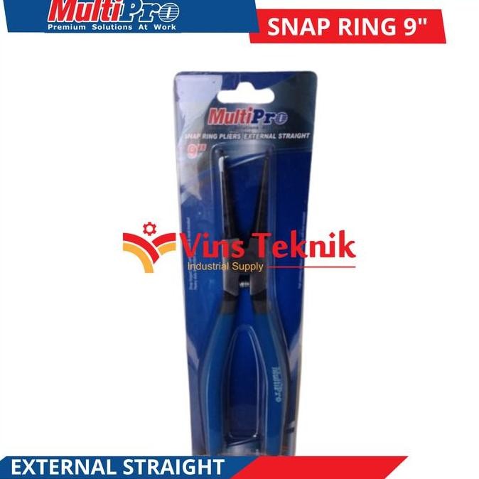 TERBARU TANG SNAP RING PLIERS 9" EXTERNAL STRAIGHT 9 INCH MULTIPRO TERMURAH
