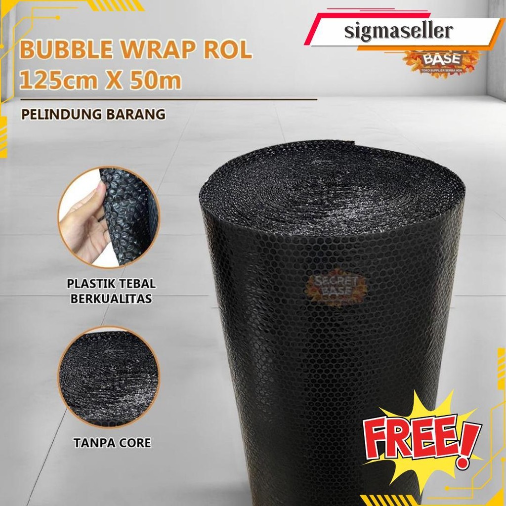

(Gratis Ongkir) Bubble Wrap Rol 125Cm X 50M - Bubblewrap Packing Tebal Kuat Murah Berkualitas Original Produk