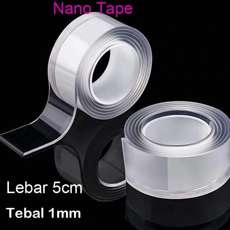 

Rd1- Solatip Ajaib Dobel Tip Nano 5Cm 50Mm Nano Dobel Tip Double Tape Tebal 1Mm