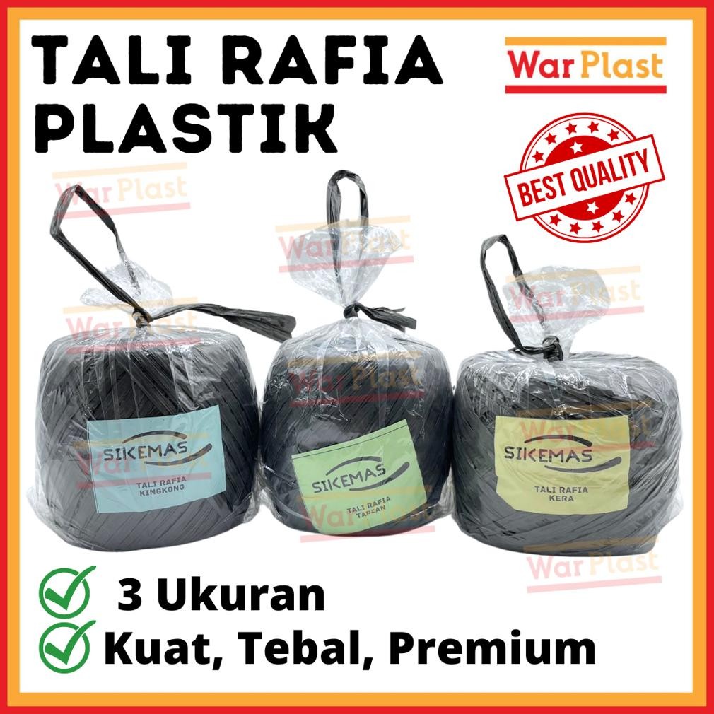 

Rd1- Tali Rafia Gulungan Besar 1Kg Tali Plastik Hitam Tebal Kuat
