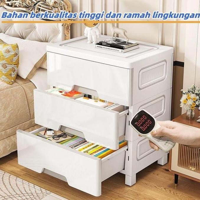 Laci Minimalis 50Cm-Besar Laci Kabinet Drawer Storage Cabinet Ukuran Besar Lemari Pakaian Laci Plast