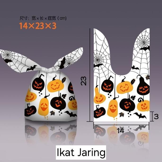 

```````] Plastik Ikat Tenteng Halloween Bungkus Kantong Kemasan Snack