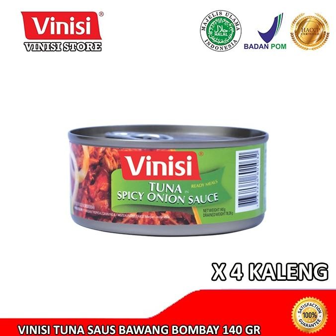 

NO_MORE Paket 4 Kaleng Vinisi Tuna Saus Bawang Bombay 140 Gr