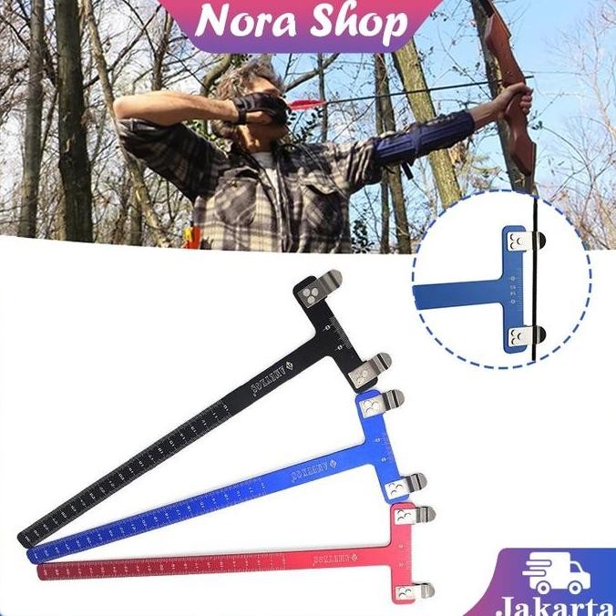 Hot Sale Bow Square Fismil Elong T Gauge Fismil Panahan Topoint Fismil T Scale Penggaris Busur Panah