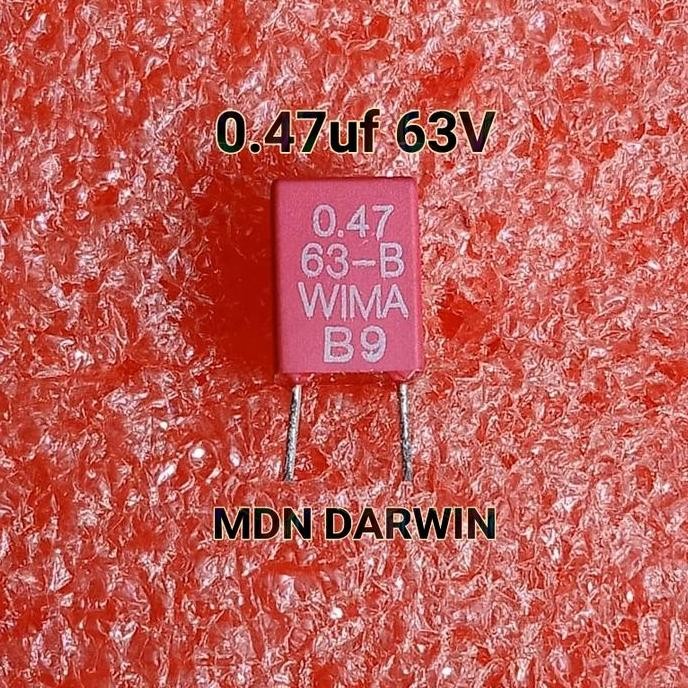 ___] KAPASITOR WIMA 0.47uf 63V 470NF ORIGINAL WIMA