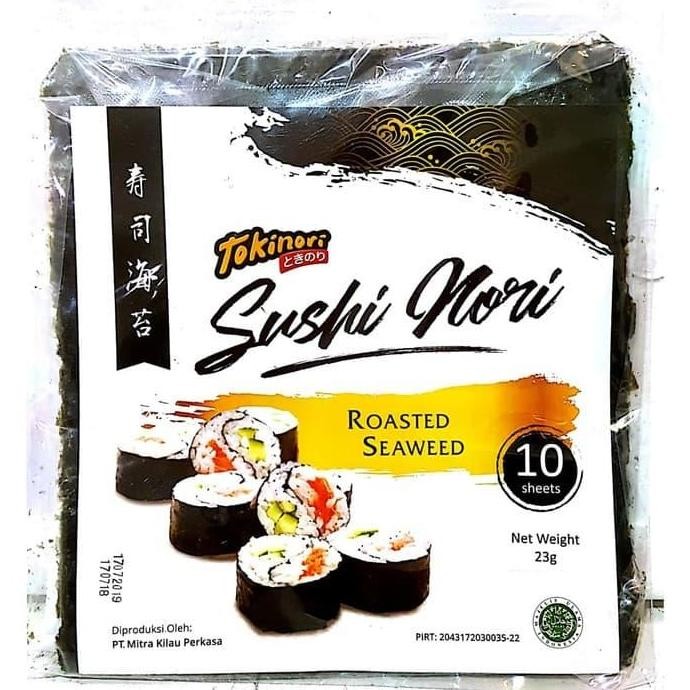

Produk Baru!! Tokinori Sushi Nori Seaweed 10 Lembar - Rumput Laut Panggang Halal Jepang