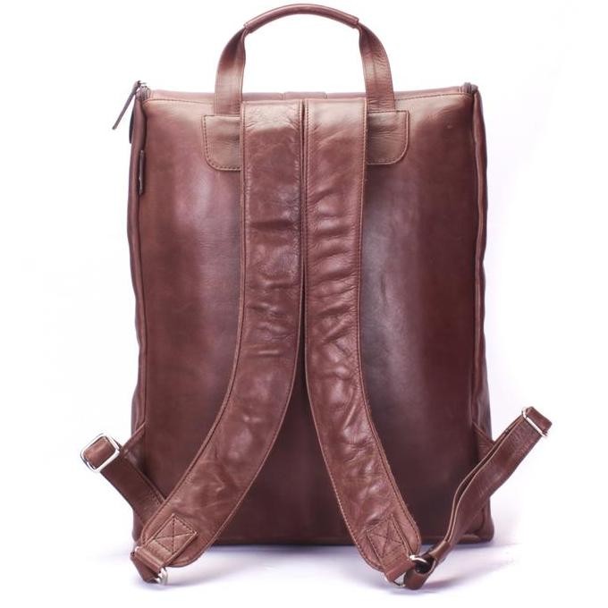 Bucini Ade Medium Leather Backpack - Tas Ransel Kulit Sapi Pull Up